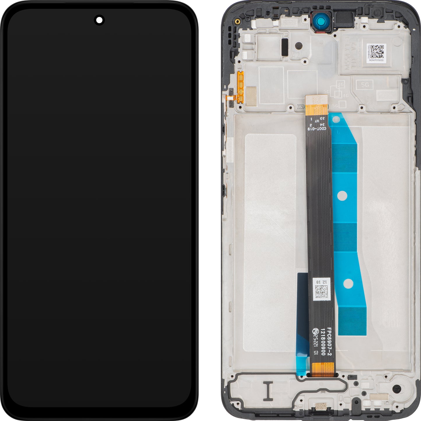 Display cu Touchscreen Xiaomi Redmi 15 5G, cu Rama, Negru, Service Pack 56002600O1900