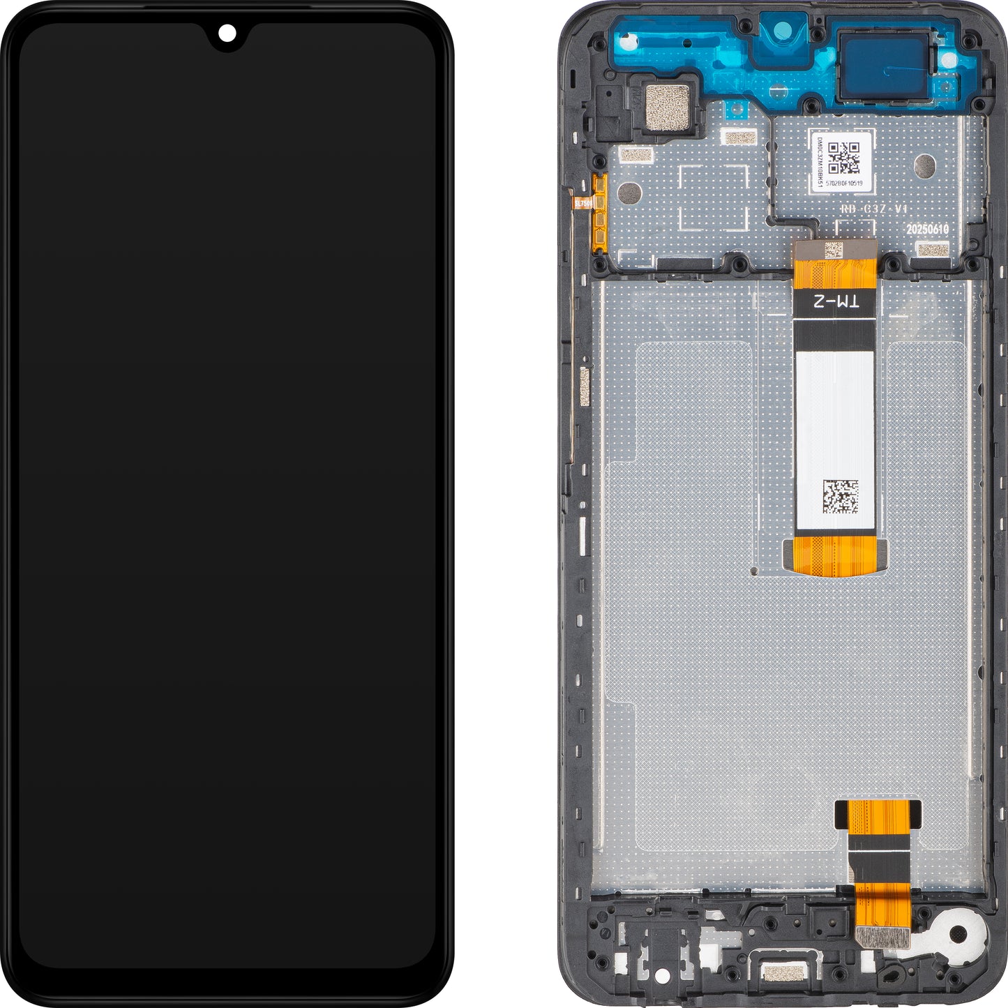 Display cu Touchscreen Xiaomi Poco C71 / Redmi A5 4G, cu Rama, Versiune Long Flex, Negru, Swap 56000100C3Z00