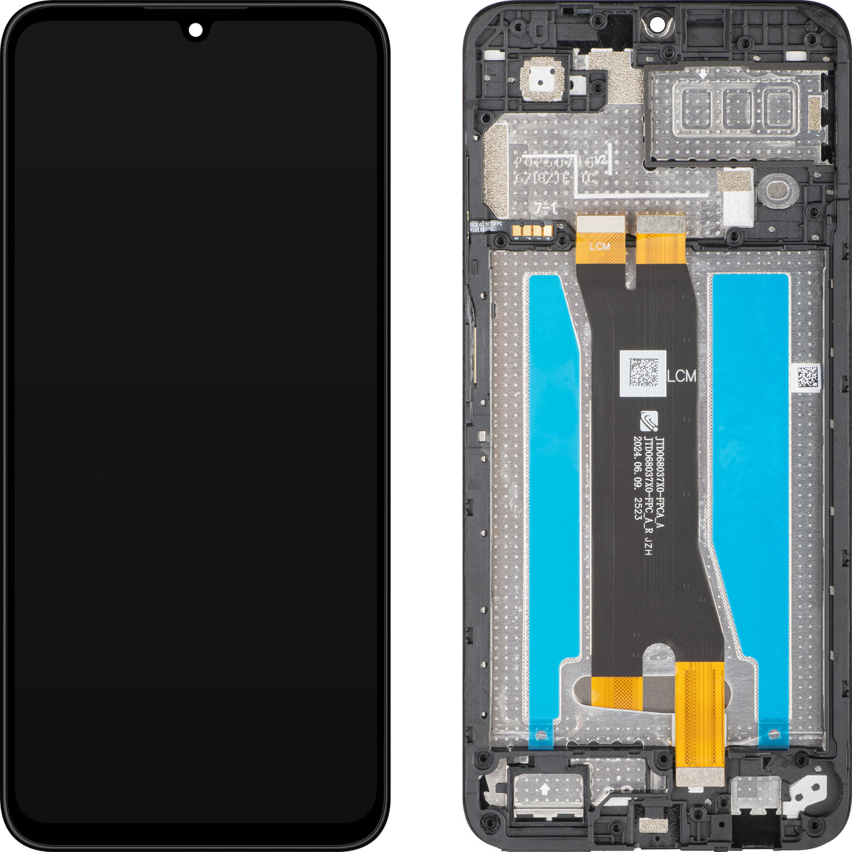 Display cu Touchscreen ZTE Blade A55, cu Rama, Negru, Service Pack 80800519965