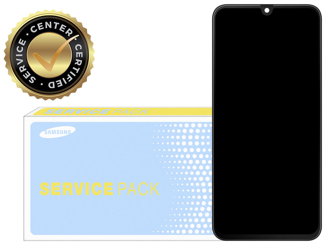 Display cu Touchscreen Samsung Galaxy A70 A705, cu Rama, Negru, Service Pack GH82-19747A