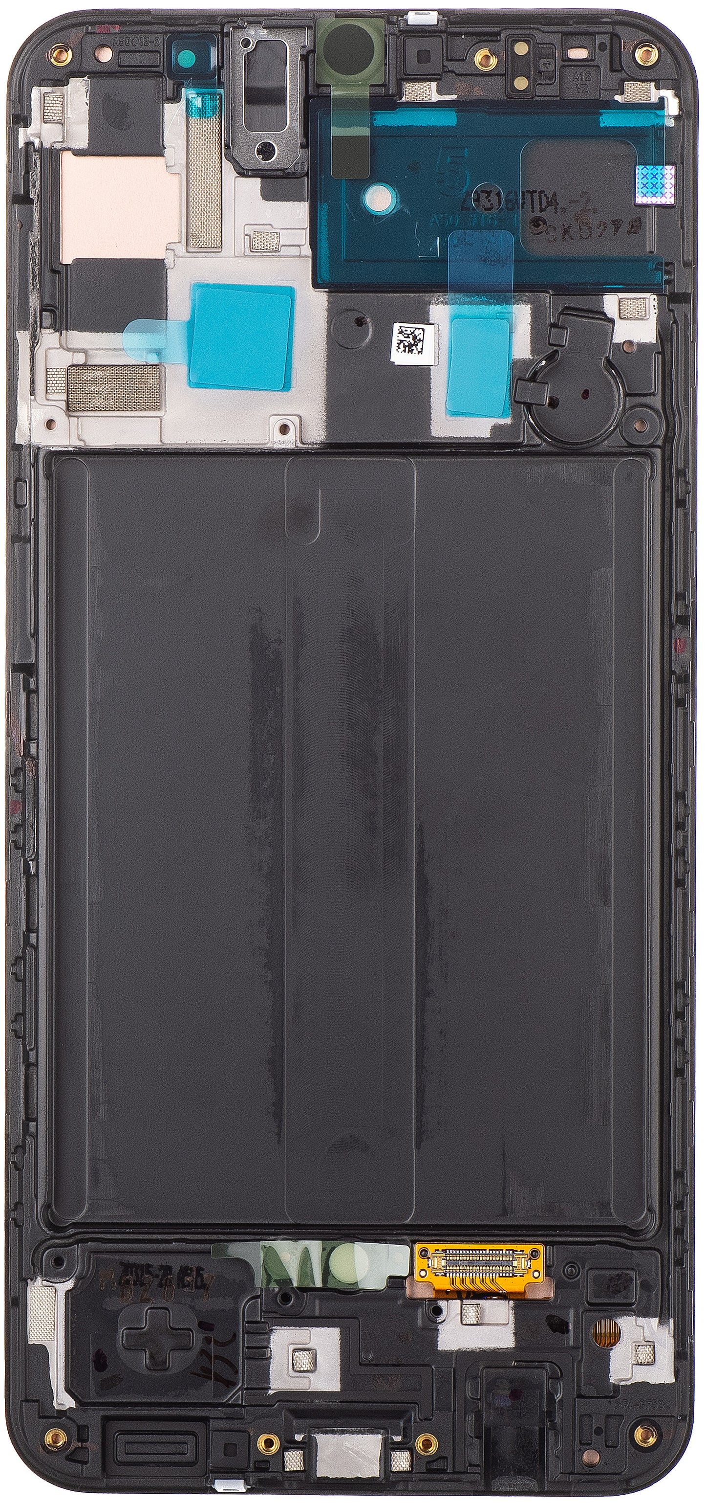 Display cu Touchscreen Samsung Galaxy A50 A505, cu Rama, Negru, Service Pack GH82-19204A