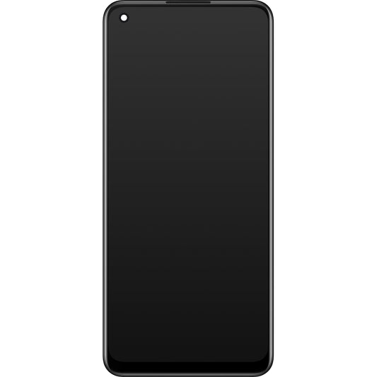 Display cu Touchscreen Oppo Find X5 Lite / Reno7 5G, cu Rama, Negru, Service Pack 4130040