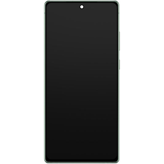 Display cu Touchscreen Samsung Galaxy Note 20 5G N981 / Note 20 N980, cu Rama, Verde, Service Pack GH82-23495C