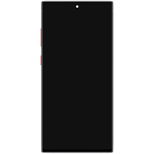 Display cu Touchscreen Samsung Galaxy Note 10+ 5G N976 / Note 10+ N975, cu Rama, Negru (Aura Black Star Wars), Service Pack GH82-21620A