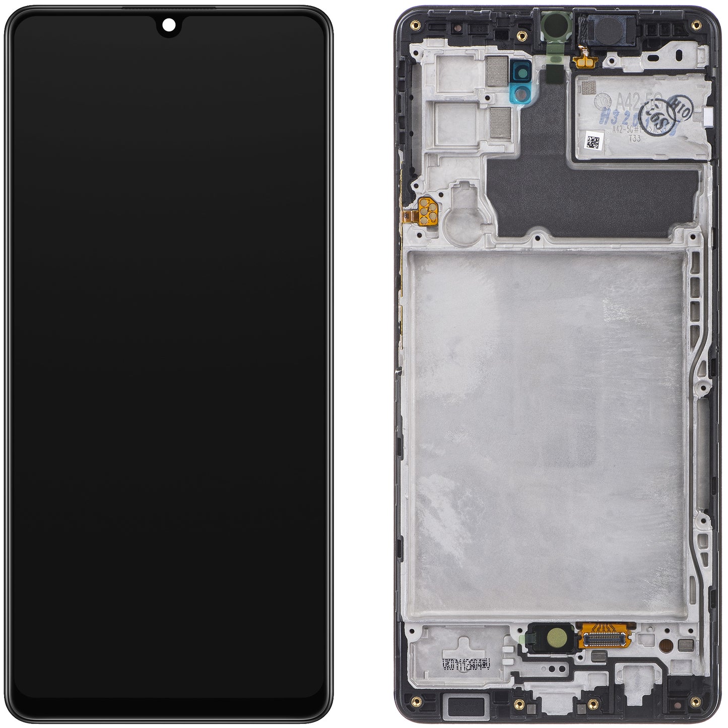 Display cu Touchscreen Samsung Galaxy A42 5G A426, cu Rama, Negru, Service Pack GH82-24375A