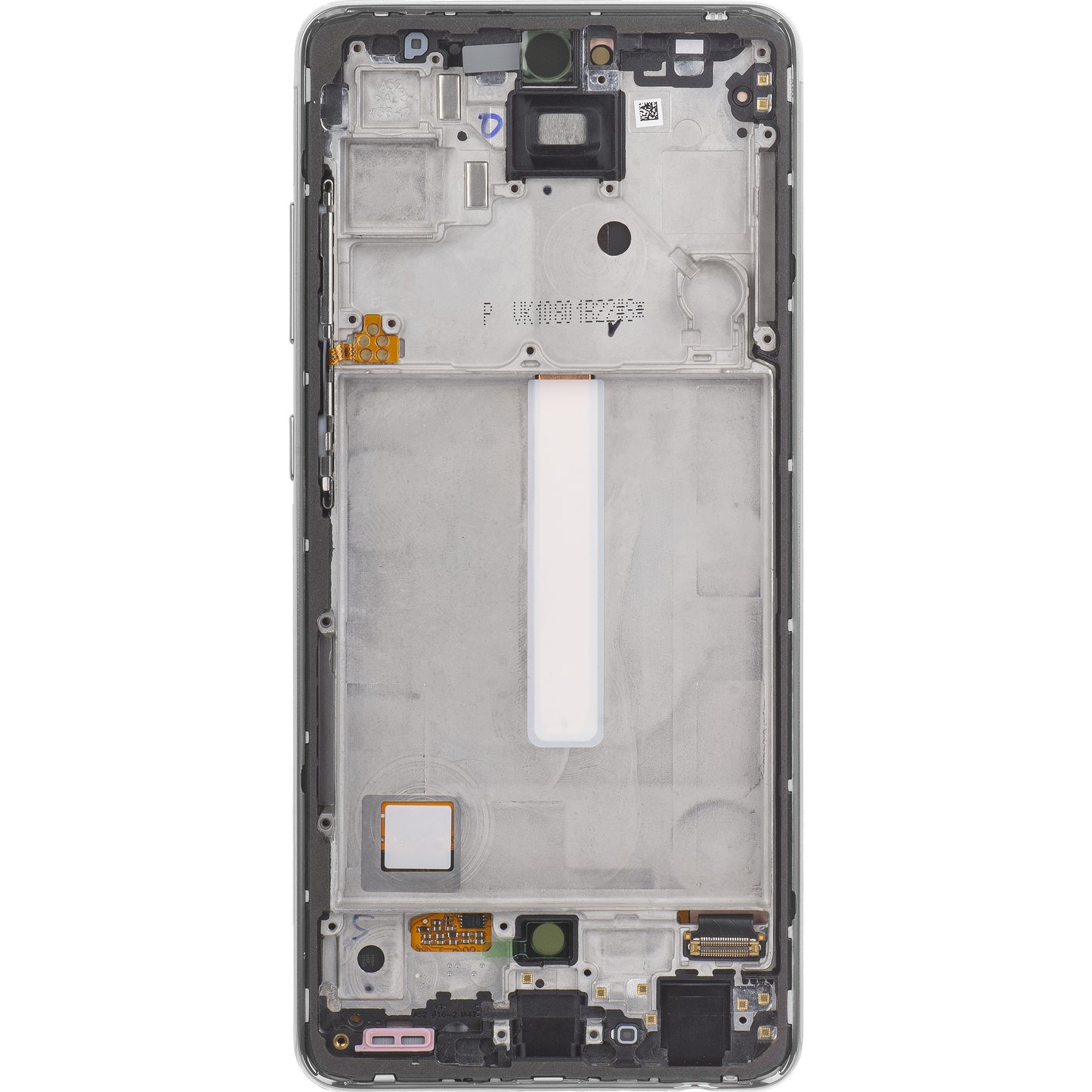 Display cu Touchscreen Samsung Galaxy A52s 5G A528, cu Rama, Alb, Service Pack GH82-26861D