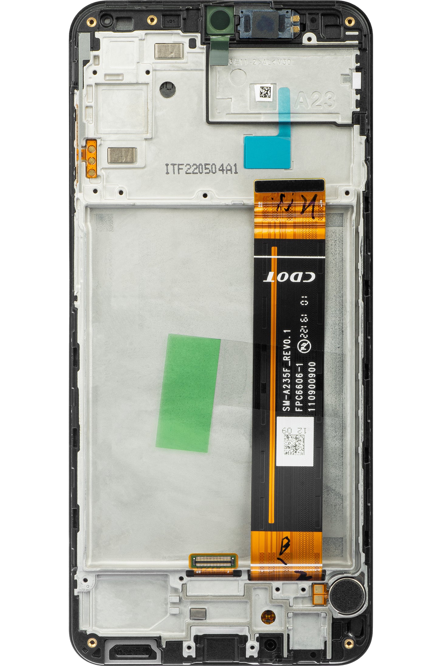 Display cu Touchscreen Samsung Galaxy A23 A235, cu Rama, Negru, Service Pack GH82-28563A