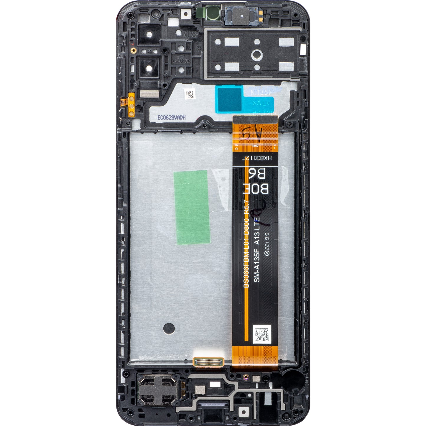 Display cu Touchscreen Samsung Galaxy M13 M135, cu Rama, Negru, Service Pack GH82-29132A