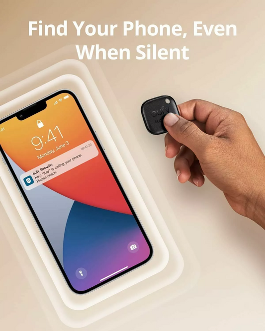Eufy Security SmartTrack Link pentru iOS Series, Set 4 bucati, Negru E87B0012