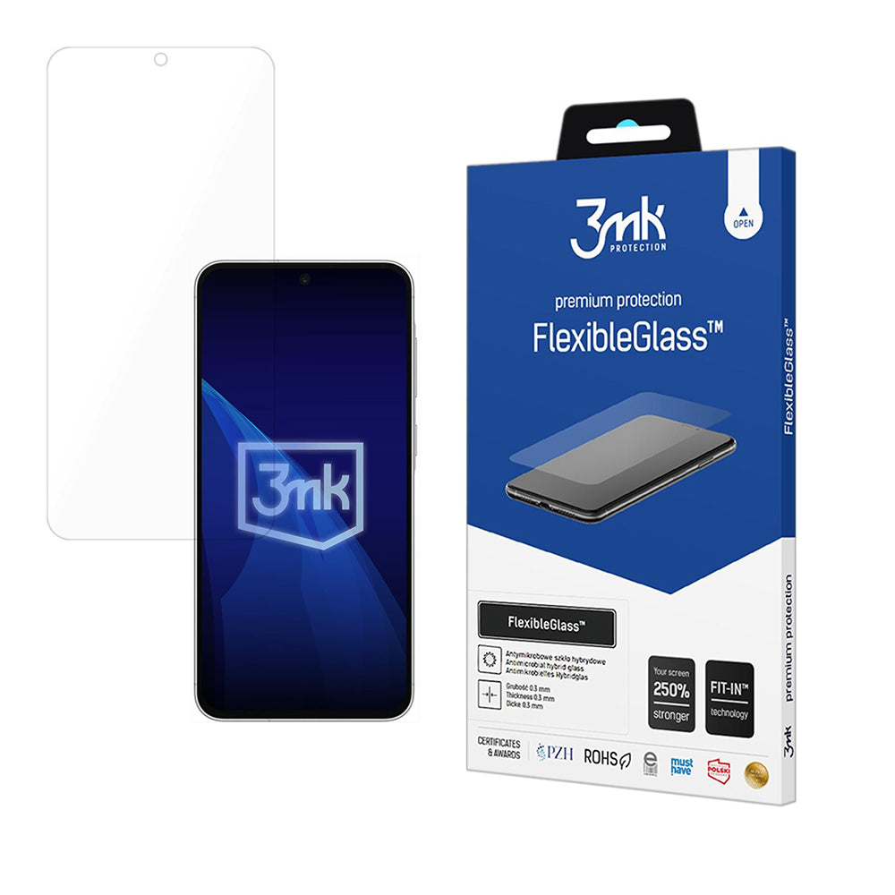 Folie de protectie Ecran 3MK FlexibleGlass pentru Samsung Galaxy A57 5G, Sticla Flexibila, Full Glue