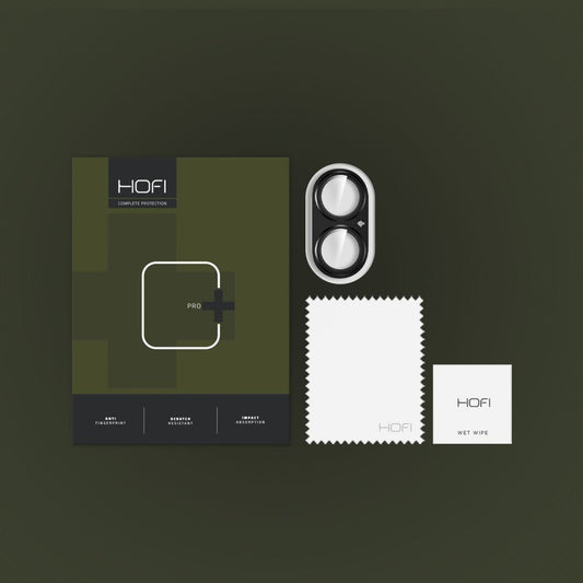 Folie de protectie Camera spate HOFI FullCam pentru Apple iPhone 16 Plus / 16, Sticla Securizata, Neagra