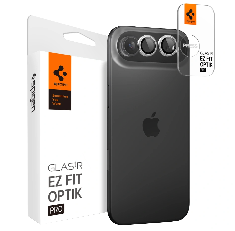 Folie de protectie Camera Spate Spigen GlastR EZ FIT Optik Pro pentru Apple iPhone 17 Air, Sticla Securizata, Argintie AGL10132