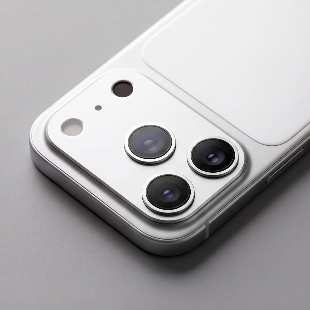Folie de protectie Camera Spate Tech-Protect CamFull Fit+ pentru Apple iPhone 18 Pro, Sticla Securizata, Argintie