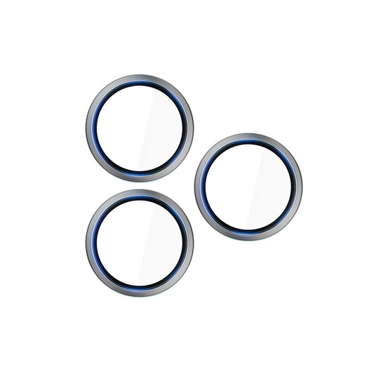 Folie de protectie Camera Spate 3MK Hardy Protection Pro pentru Apple iPhone 17 Pro Max / 17 Pro, Sticla Securizata, Bej