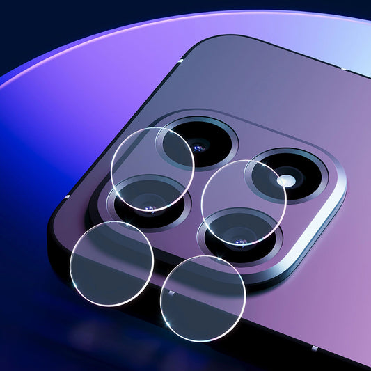 Folie de protectie Camera Spate 3MK Protection pentru Motorola Edge 70, Sticla Securizata, Set 4 bucati, Transparenta