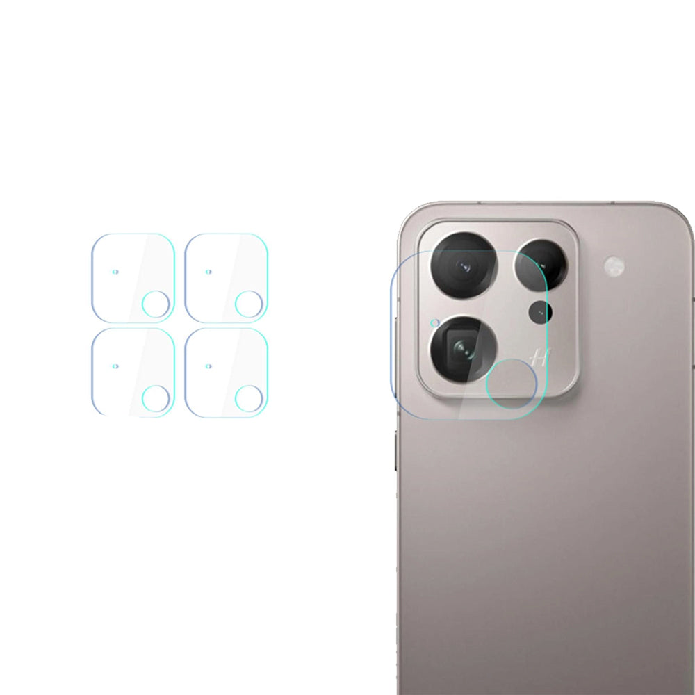 Folie de protectie Camera Spate 3MK Protection pentru Oppo Find X9, Sticla Securizata, Set 4 bucati, Transparenta