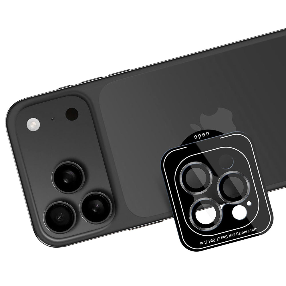 Folie de protectie Camera Spate 3MK Protection Pro pentru Apple iPhone 17 Pro Max / 17 Pro, Sticla Securizata, Bej