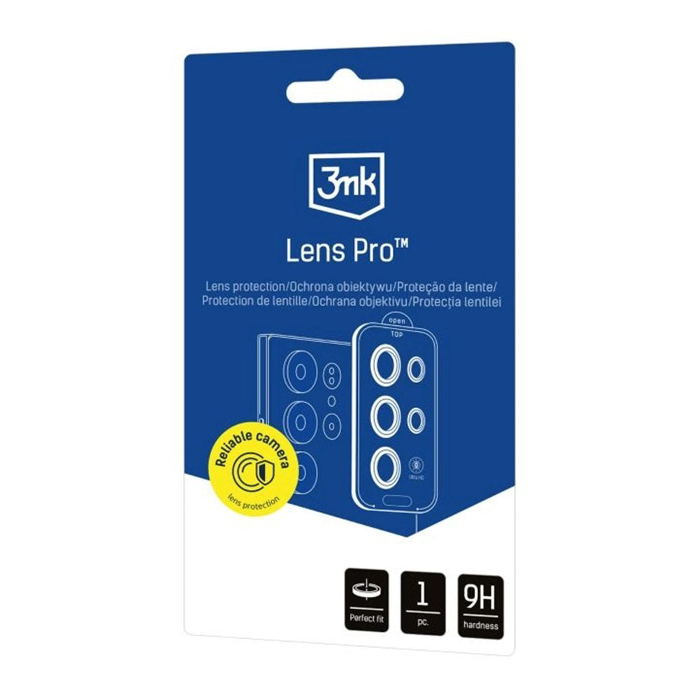 Folie de protectie Camera Spate 3MK Protection Pro pentru Samsung Galaxy S26 Plus S947, Sticla Securizata, Neagra