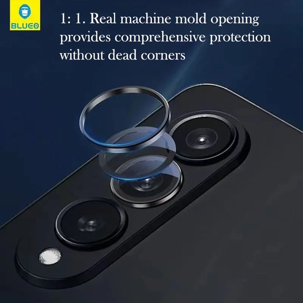 Folie de protectie Camera Spate Blueo pentru Samsung Galaxy Z Fold8 Ultra F976 / Z Fold7 F966, Sticla Securizata, Argintie