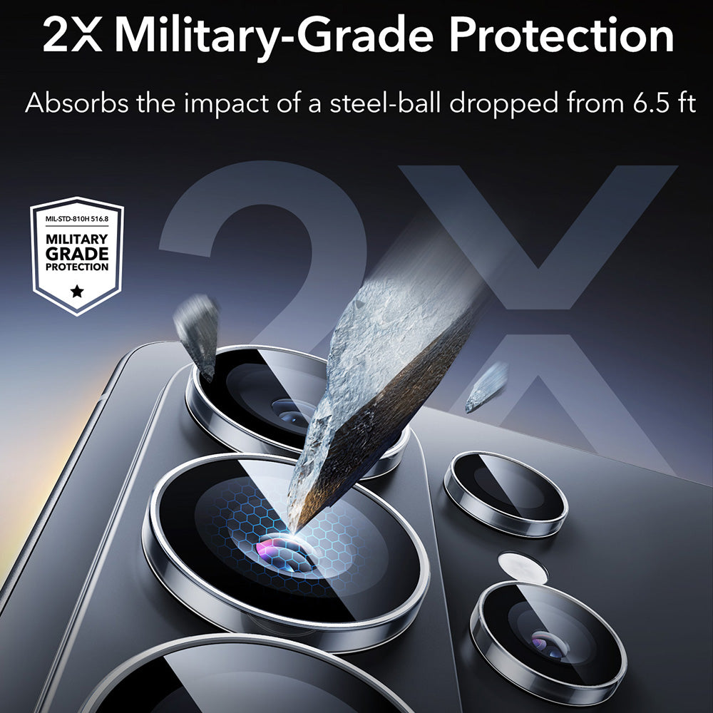 Folie de protectie Camera Spate ESR Armorite pentru Samsung Galaxy S26 Ultra S948, Sticla Securizata, Transparenta