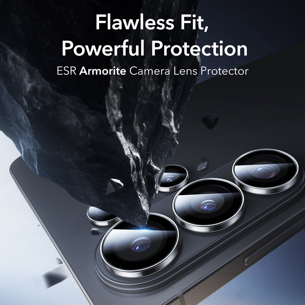 Folie de protectie Camera Spate ESR Armorite pentru Samsung Galaxy S26 Ultra S948, Sticla Securizata, Transparenta
