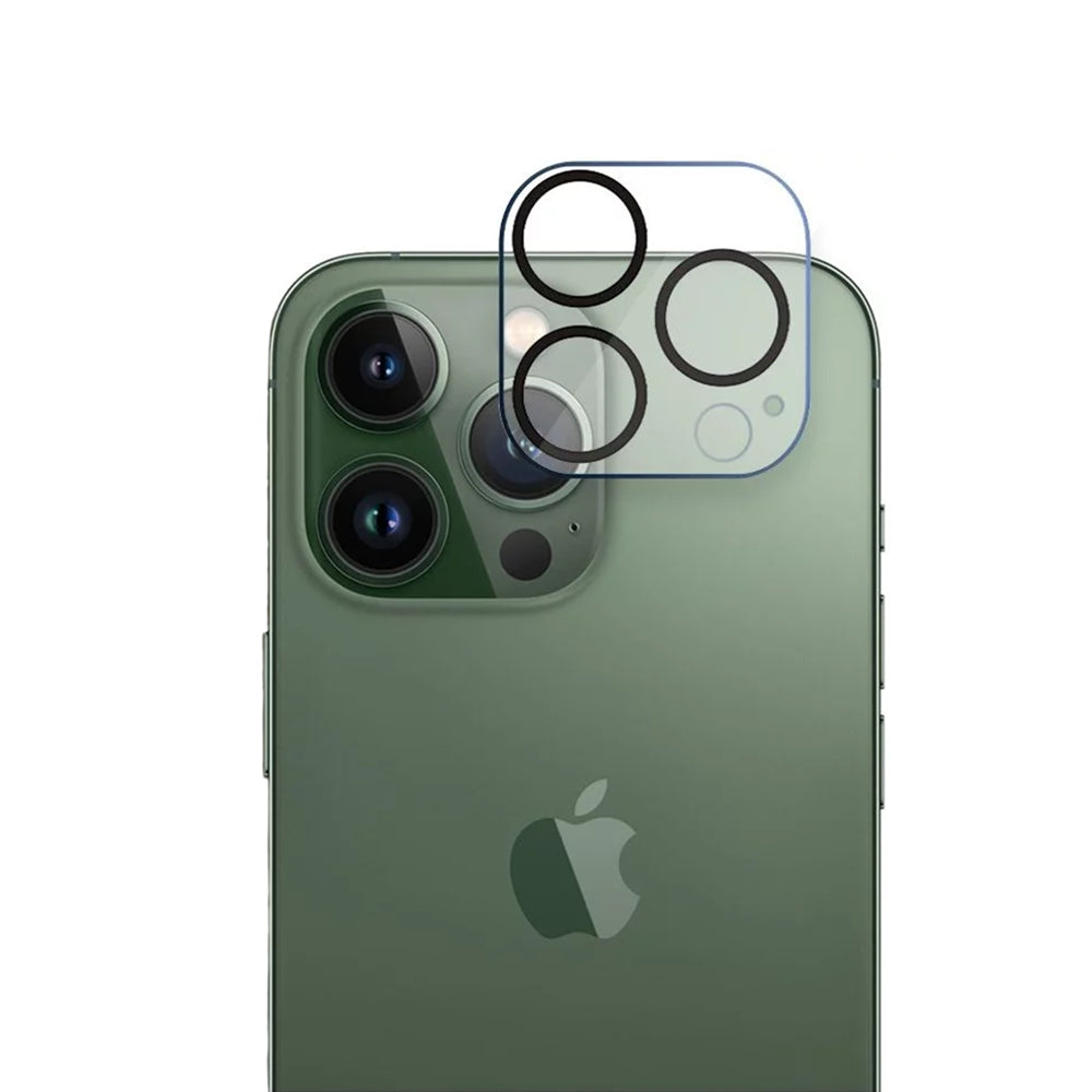 Folie de protectie Camera Spate Lito S+ pentru Apple iPhone 14 Pro Max / 14 Pro, Sticla Securizata, Neagra