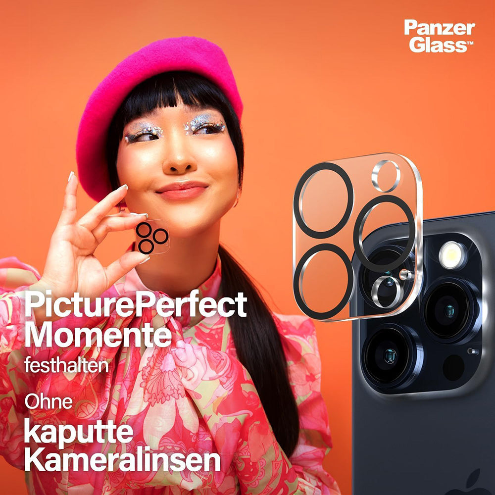 Folie de protectie Camera Spate PanzerGlass PicturePerfect pentru Apple iPhone 17, Sticla Securizata, Transparenta