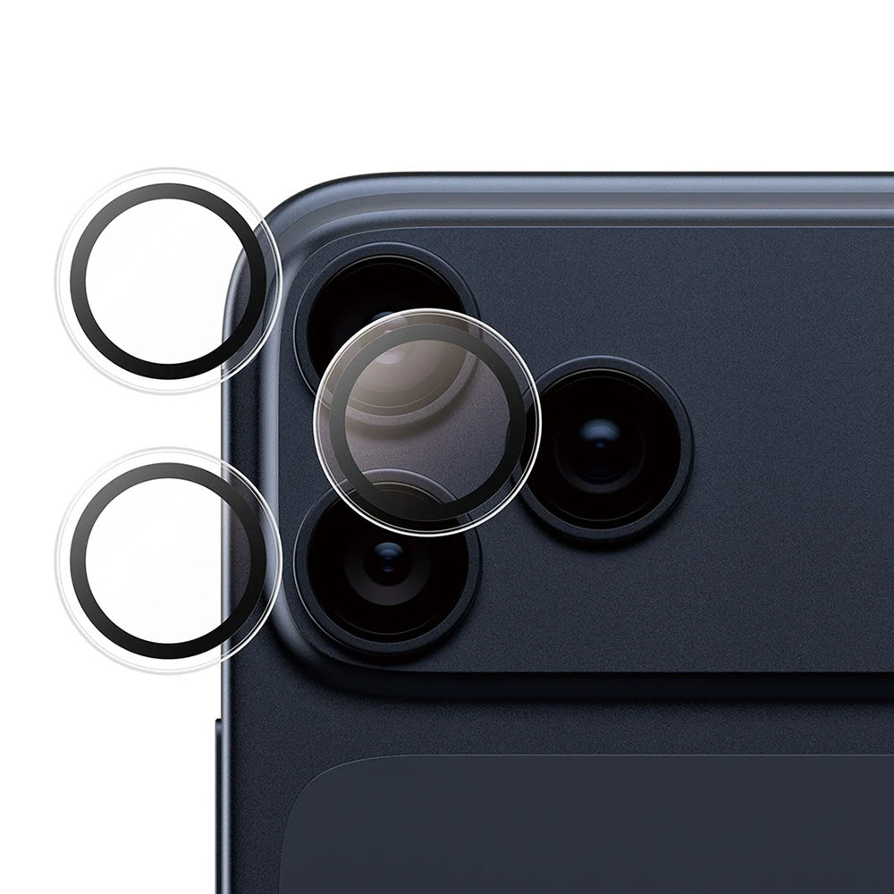 Folie de protectie Camera Spate PanzerGlass Safe. pentru Apple iPhone 17 Pro Max / 17 Pro / 16 Pro Max / 16 Pro, Sticla Securizata, Transparenta
