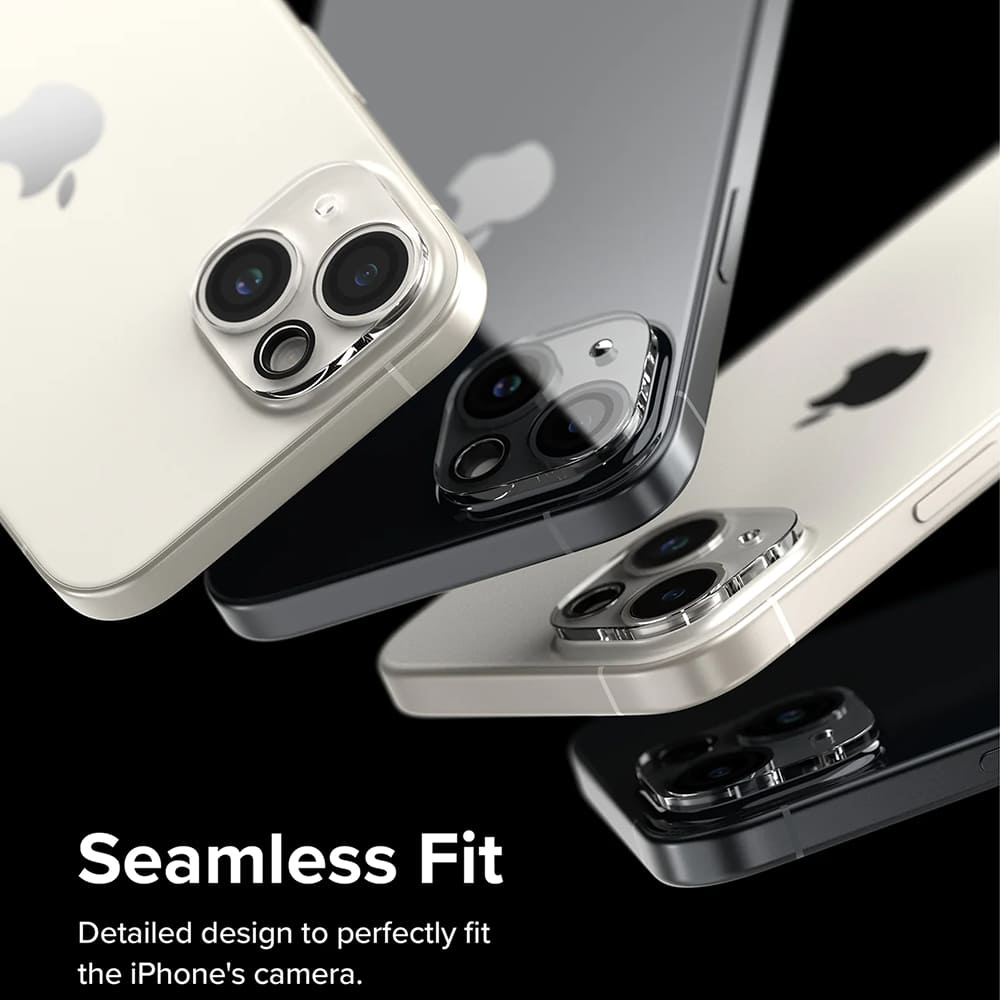 Folie de protectie Camera Spate Ringke pentru Apple iPhone 15 Plus / 15, Sticla Securizata, Set 2 bucati, Transparenta