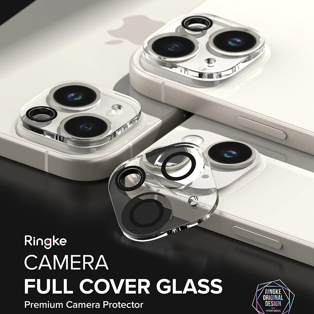 Folie de protectie Camera Spate Ringke pentru Apple iPhone 15 Plus / 15, Sticla Securizata, Set 2 bucati, Transparenta