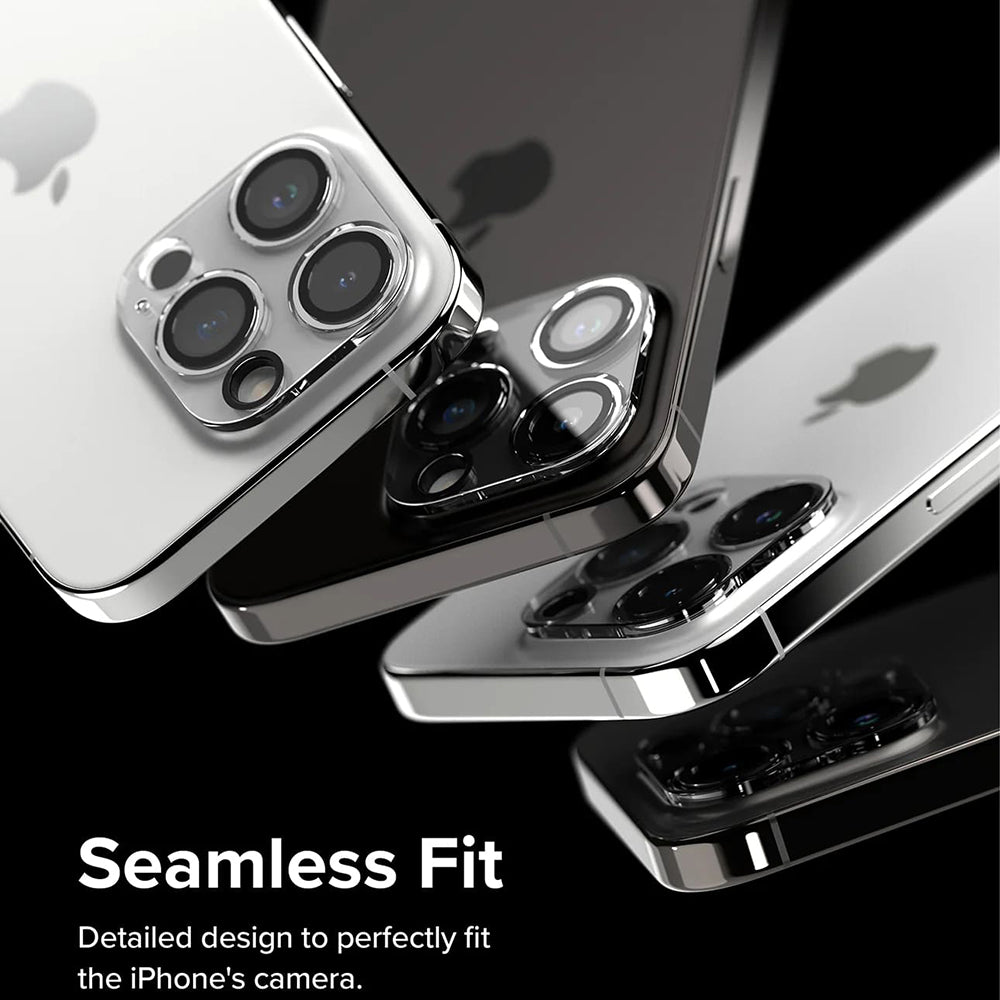 Folie de protectie Camera Spate Ringke pentru Apple iPhone 15 Pro Max, Sticla Securizata, Set 2 bucati, Transparenta