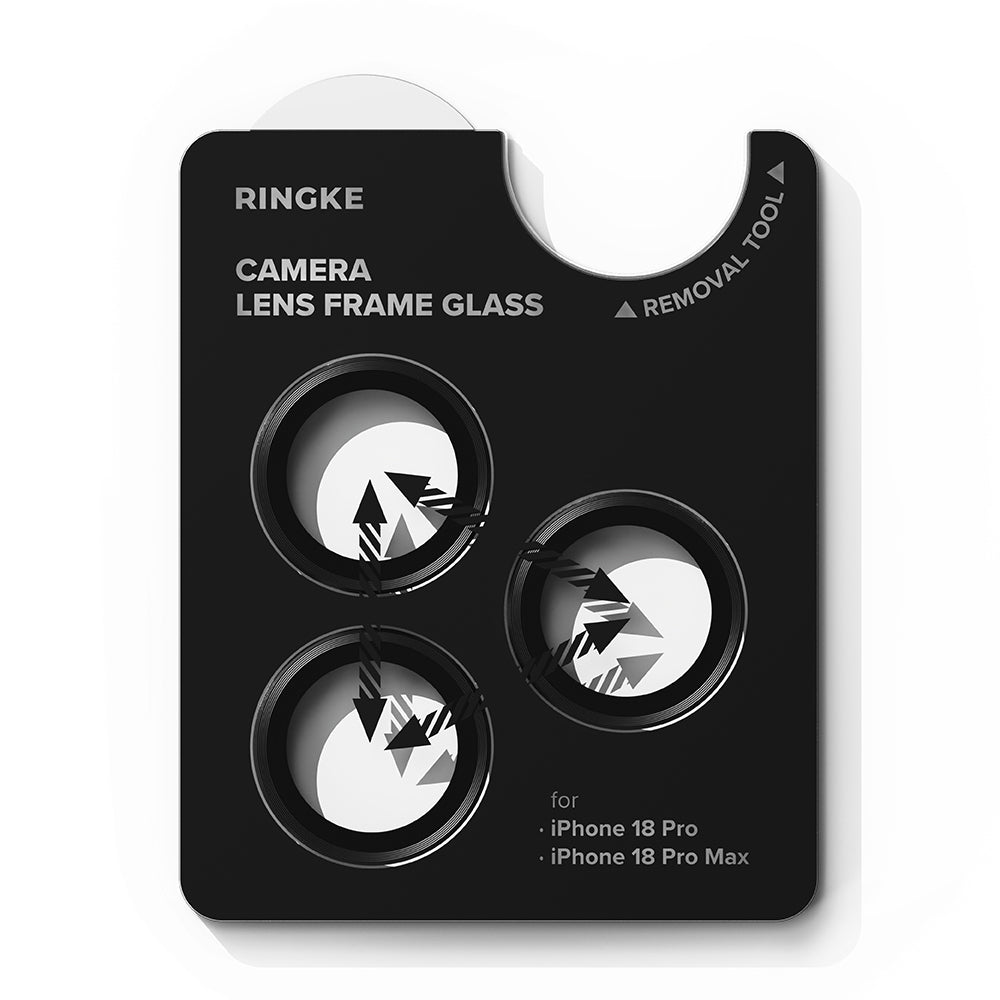 Folie de protectie Camera Spate Ringke pentru Apple iPhone 18 Pro / 18 Pro Max, Sticla Securizata, Set 2 bucati, Transparenta