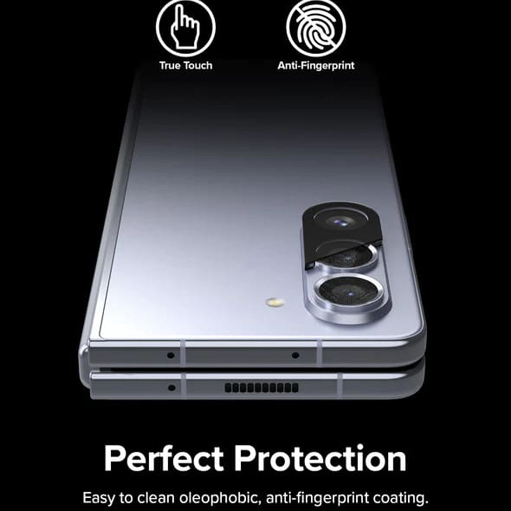 Folie de protectie Camera Spate Ringke pentru Samsung Galaxy Z Fold5 F946, Sticla Securizata, Set 2 bucati, Transparenta