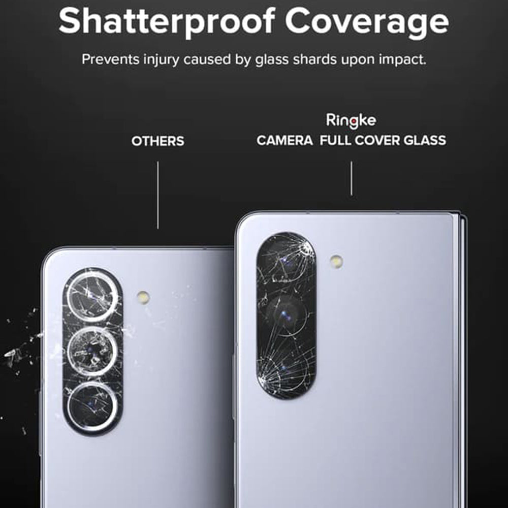 Folie de protectie Camera Spate Ringke pentru Samsung Galaxy Z Fold5 F946, Sticla Securizata, Set 2 bucati, Transparenta