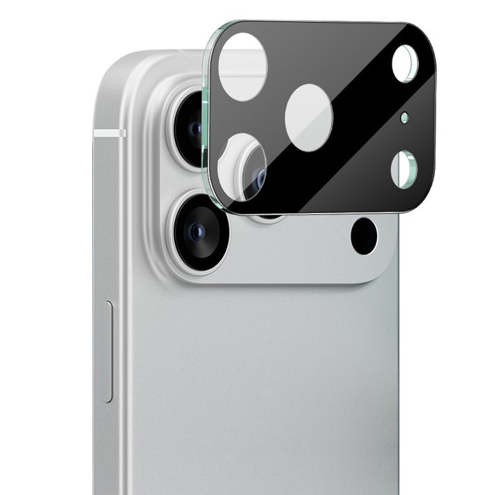 Folie de protectie Camera Spate Techsuit pentru Apple iPhone 17 Pro, Sticla Securizata, Neagra