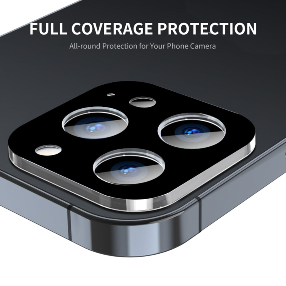 Folie de protectie Camera Spate Techsuit pentru Apple iPhone 17 Pro, Sticla Securizata, Neagra