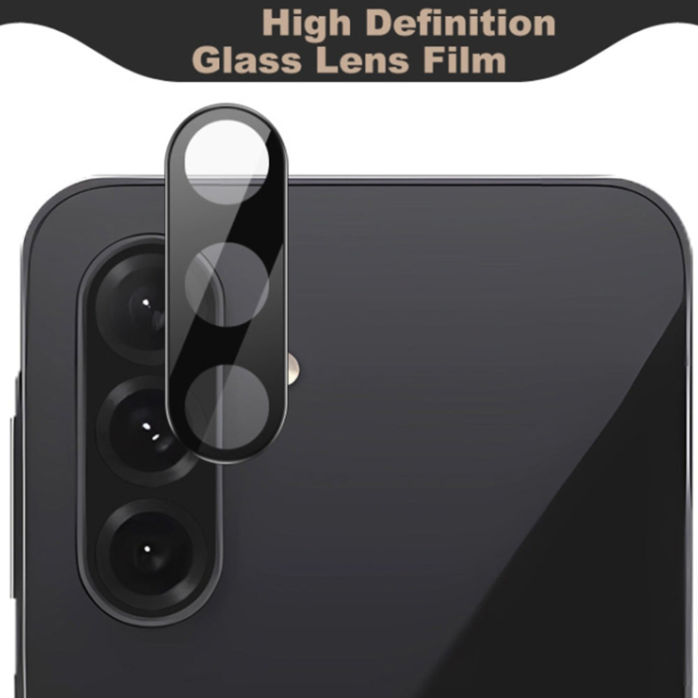 Folie de protectie Camera Spate Techsuit pentru Samsung Galaxy A57 5G, Sticla Securizata, Neagra