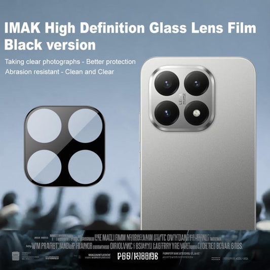 Folie de protectie Camera Spate Techsuit pentru Xiaomi 15T, Sticla Securizata, Neagra