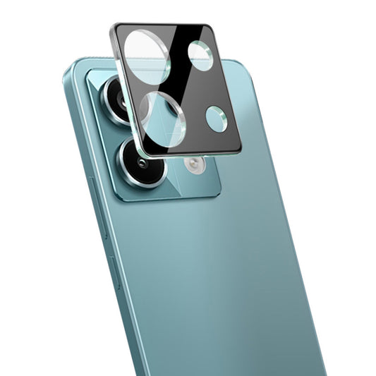 Folie de protectie Camera Spate Techsuit pentru Xiaomi Redmi Note 13 Pro 5G, Sticla Securizata, Neagra