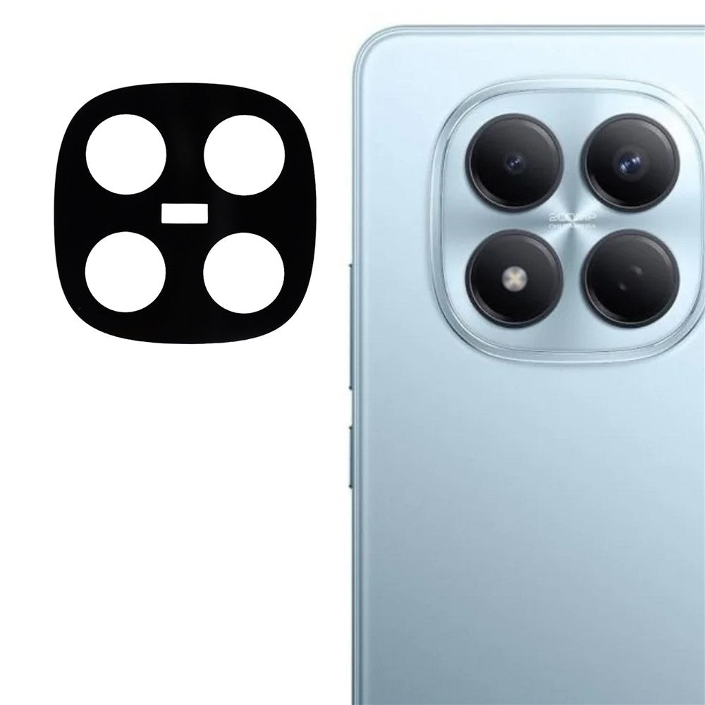 Folie de protectie Camera Spate Techsuit pentru Xiaomi Redmi Note 15 Pro 4G, Sticla Securizata, Neagra