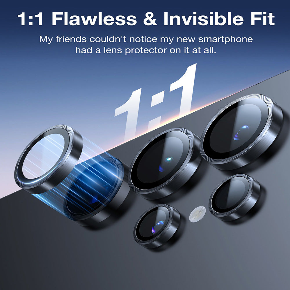 Folie de protectie Camera Spate Torras Lensguard pentru Samsung Galaxy S26 Ultra S948, Sticla Securizata, Neagra