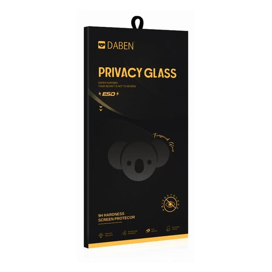 Folie de protectie Ecran Privacy Bear pentru Apple iPhone 16 Pro Max, Sticla Securizata, Full Glue