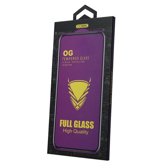 Folie de protectie Ecran OEM OG Premium pentru Samsung Galaxy S21 5G G991, Sticla Securizata, Full Glue, Neagra