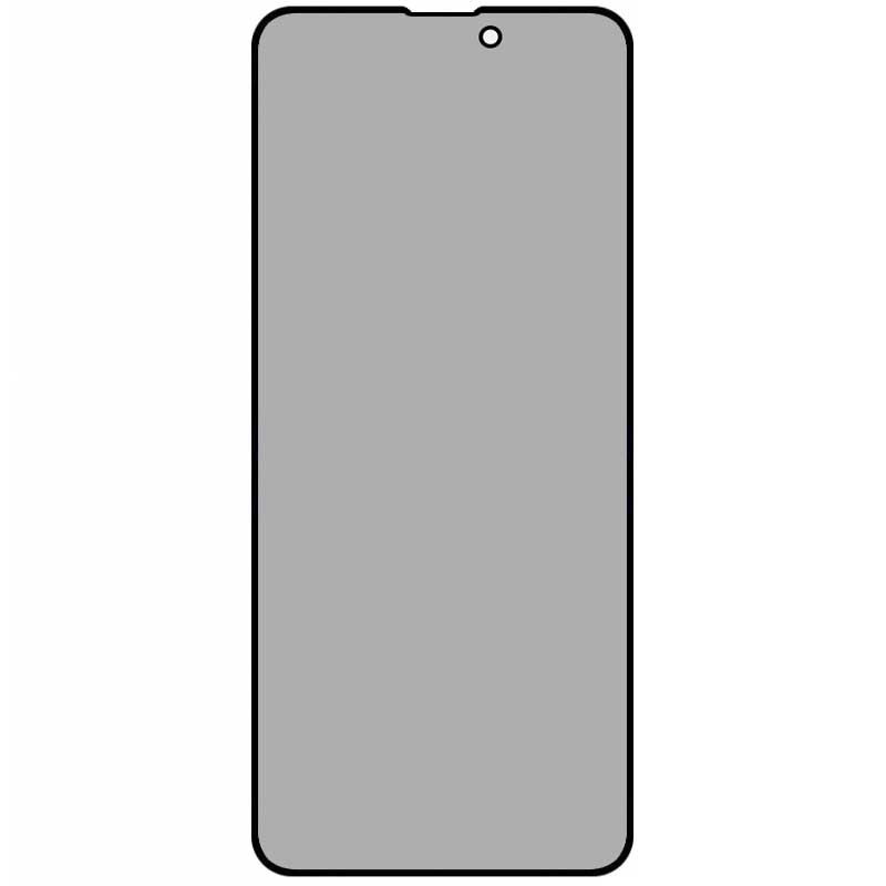 Folie de protectie Ecran Privacy HOCO G15 pentru Apple iPhone 16 / 15, Sticla Securizata, Full Glue, 5D