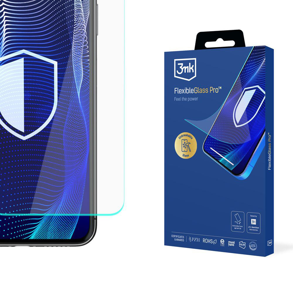 Folie de protectie Ecran 3MK FlexibleGlass Pro pentru Samsung Galaxy S24 S921, Sticla Flexibila, Full Glue, Neagra