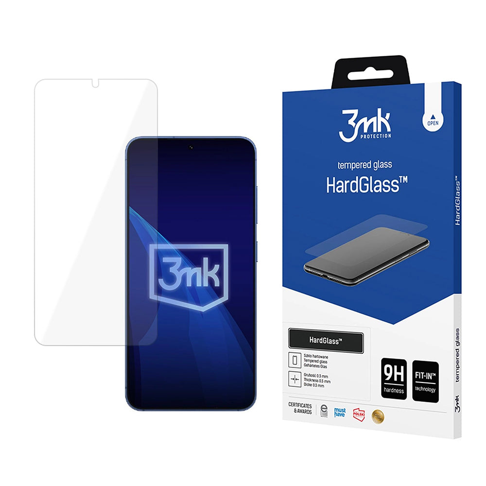 Folie de protectie Ecran 3MK HardGlass pentru Samsung Galaxy S26 S942, Sticla Securizata, Full Glue