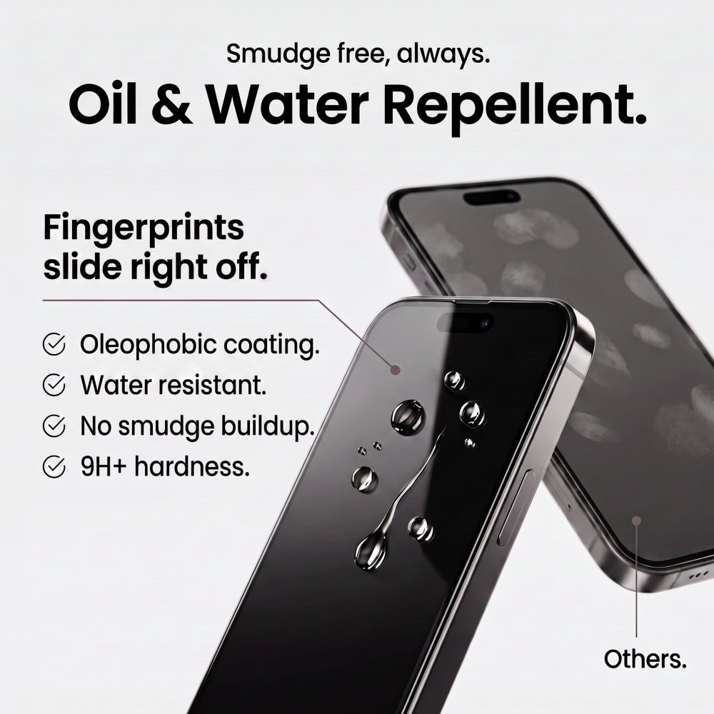 Folie de protectie Ecran Tech-Protect OneTouch pentru Apple iPhone 18 Pro / 17 Pro, Sticla Securizata, Full Glue, Set 2 bucati, Transparenta
