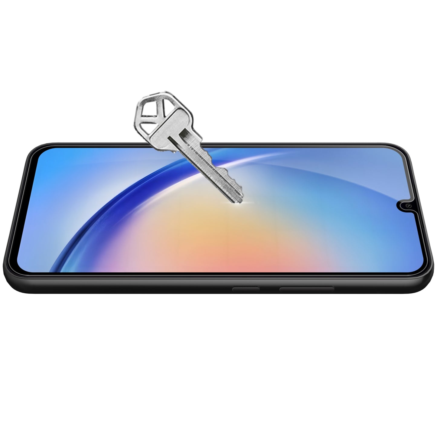 Folie de protectie Ecran OEM pentru Samsung Galaxy A34 A346, Sticla Securizata, Full Glue, 9D, Neagra