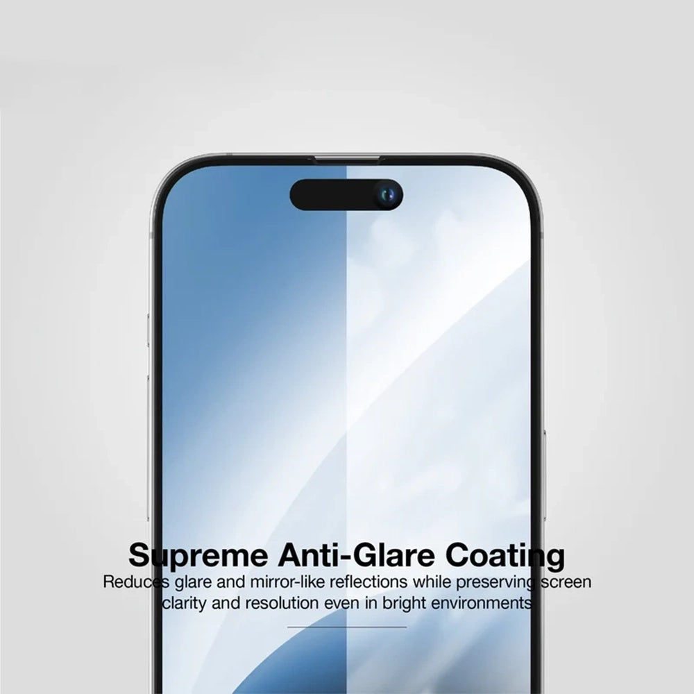 Folie de protectie Ecran Anank 10X Reinforced CG pentru Apple iPhone 18 Pro / 17 Pro, Sticla Securizata, Full Glue, 2.5D, Neagra