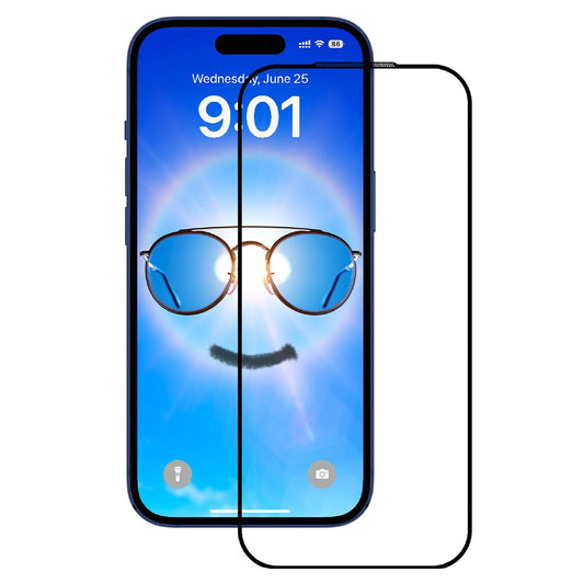 Folie de protectie Ecran Anank Anti Reflection pentru Apple iPhone 17 Pro, Sticla Securizata, Full Glue, 2.5D, Neagra